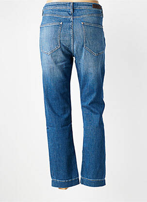 Jeans coupe droite stretch taille normale bleu ISLOW femme