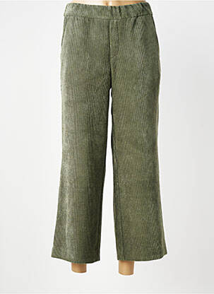 Pantalon 7/8 stretch taille normale vert STARK femme