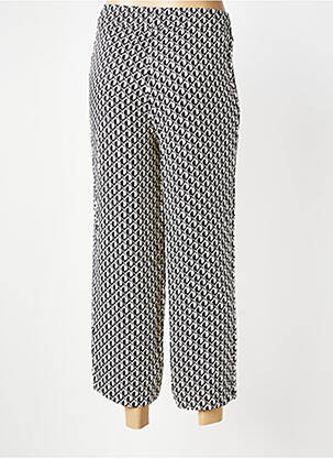 Pantalon 7/8 tissage popeline taille normale noir STARK femme