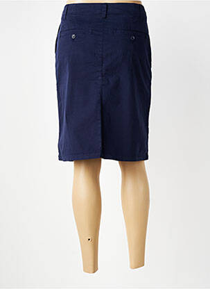 Jupe mi-longue stretch bleu ARMOR LUX femme