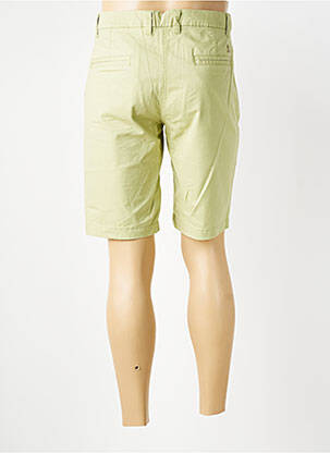 Bermuda tissage popeline taille normale vert MOUSQUETON femme