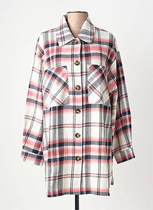 Manteau long coupe droite sans capuche bleu LA FEE MARABOUTEE femme