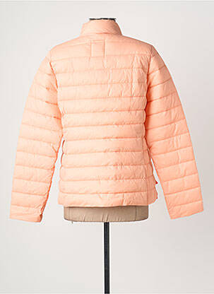 Doudoune poches sans capuche orange BERMUDES femme