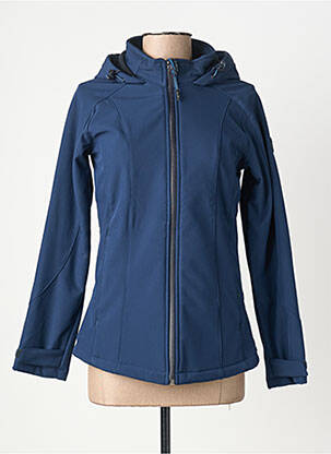 Veste casual poches bleu BERMUDES femme