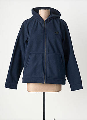 Polaire capuche bleu J. MOURA femme