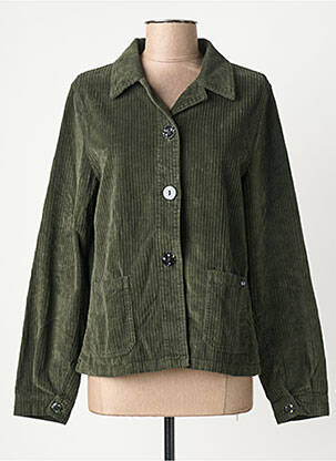 Veste casual coupe droite vert LE GLAZIK femme
