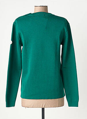 Pull coupe cintrée manches longues vert ROYAL MER femme