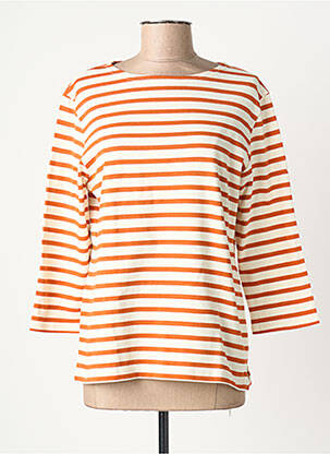 T-shirt manches 3/4 manches 3/4 marron MOUSQUETON femme