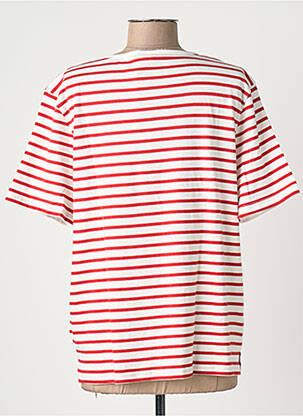 T-shirt coupe droite manches courtes rouge MOUSQUETON femme