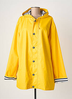 Imperméable manches longues a capuche jaune CAPTAIN CORSAIRE femme