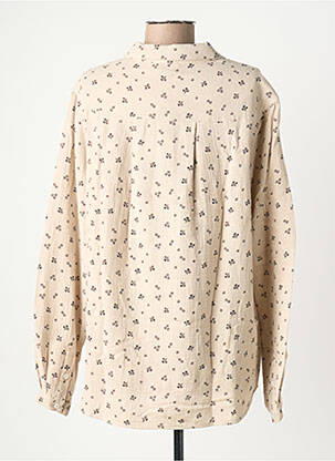 Chemisier imprimé fleurs manches longues beige ARMOR LUX femme