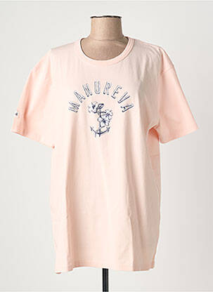 T-shirt imprimé fantaisie manches courtes rose ROYAL MER femme