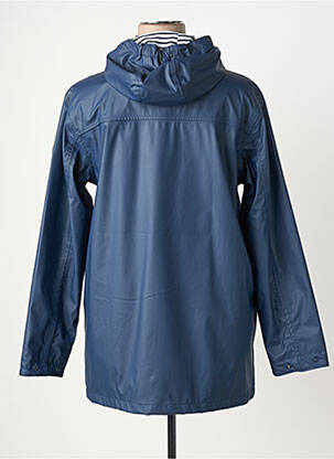Imperméable manches longues a capuche bleu MOUSQUETON femme