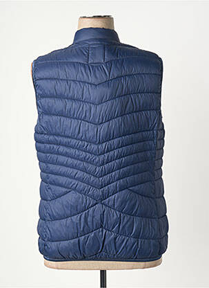 Doudoune poches sans capuche bleu BERMUDES femme