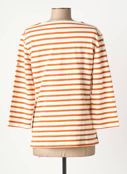 T-shirt manches 3/4 manches 3/4 marron MOUSQUETON femme