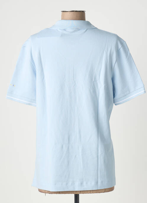 Polo stretch manches courtes bleu SAINT JAMES femme