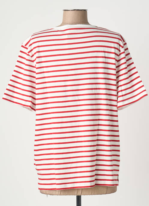 T-shirt coupe droite manches courtes rouge MOUSQUETON femme