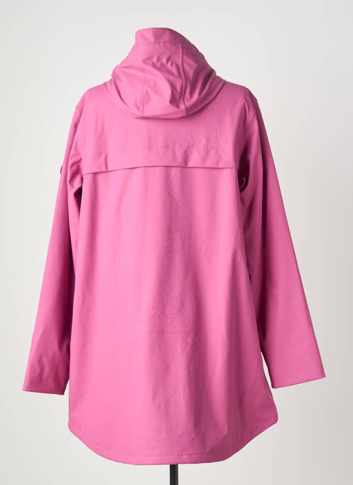 Imperméable finition intérieure doublure satiné a capuche rose TANTÄ femme