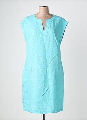 Robe mi-longue sans manche sans manche bleu POMODORO femme
