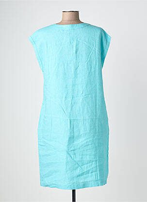 Robe mi-longue sans manche sans manche bleu POMODORO femme