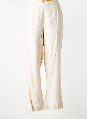 Pantalon large poches taille normale beige CISO femme