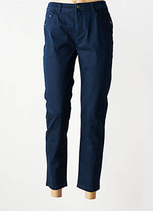 Jeans coupe slim stretch taille normale bleu JENSEN femme