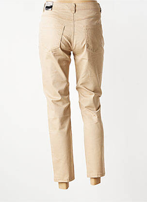 Jeans coupe slim stretch taille normale beige JENSEN femme