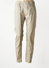 Jegging tissage popeline taille normale vert CISO femme