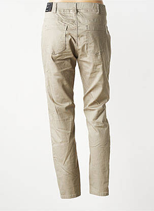 Jegging tissage popeline taille normale vert CISO femme