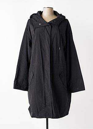 Parka manches longues a capuche noir CISO femme