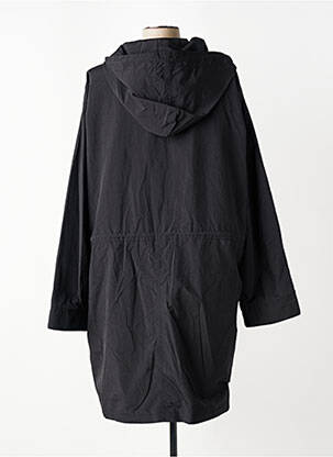 Parka manches longues a capuche noir CISO femme