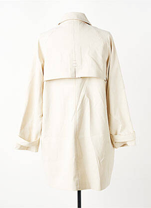 Trench finition intérieure doublée sans capuche beige CISO femme