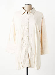 Chemisier manches longues manches longues beige CISO femme