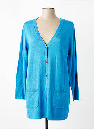 Gilet manches longues coupe cintrée bleu CISO femme
