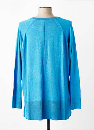 Pull coupe droite manches longues bleu CISO femme