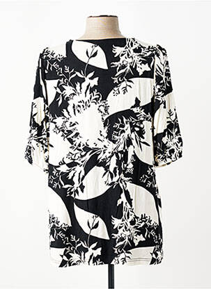 T-shirt imprimé fantaisie manches courtes noir CISO femme