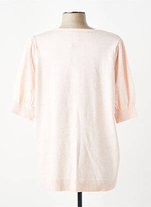 T-shirt coupe droite manches courtes rose CISO femme