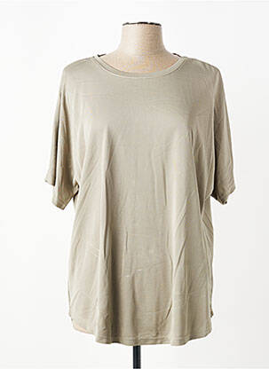 T-shirt coupe droite manches courtes vert CISO femme