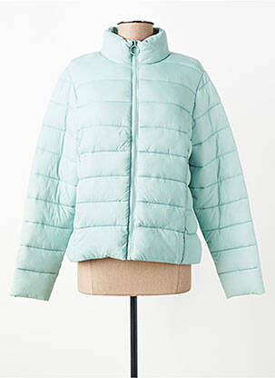 Doudoune poches sans capuche vert JENSEN femme