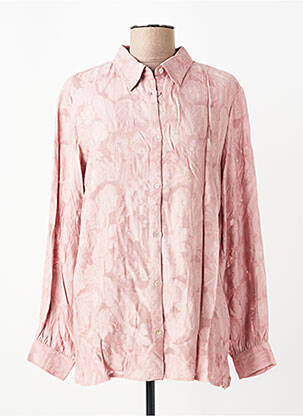 Chemisier imprimé fantaisie manches longues rose JENSEN femme