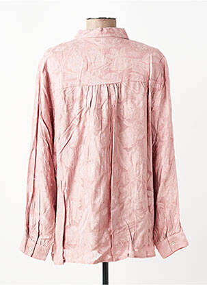 Chemisier imprimé fantaisie manches longues rose JENSEN femme