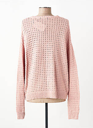 Pull coupe droite manches longues rose JENSEN femme