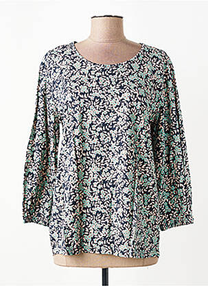 T-shirt manches 3/4 manches 3/4 bleu JENSEN femme