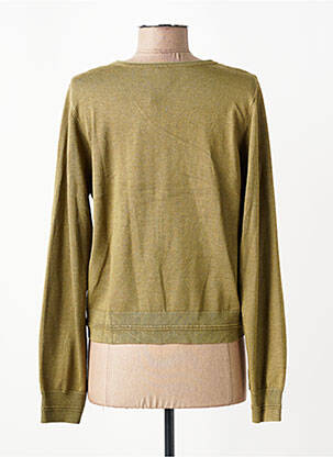 Gilet manches longues coupe cintrée vert JENSEN femme