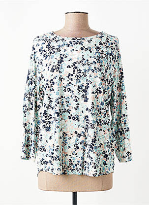 T-shirt manches 3/4 manches 3/4 bleu JENSEN femme