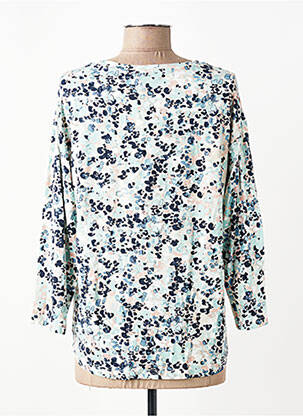 T-shirt manches 3/4 manches 3/4 bleu JENSEN femme