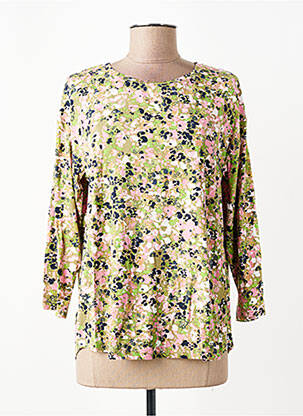 T-shirt manches 3/4 manches 3/4 vert JENSEN femme