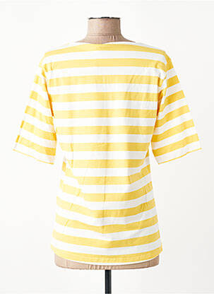 T-shirt coupe droite manches courtes jaune JENSEN femme