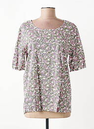 T-shirt coupe droite manches courtes rose JENSEN femme