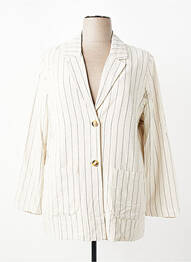 Blazer coupe cintrée beige CISO femme